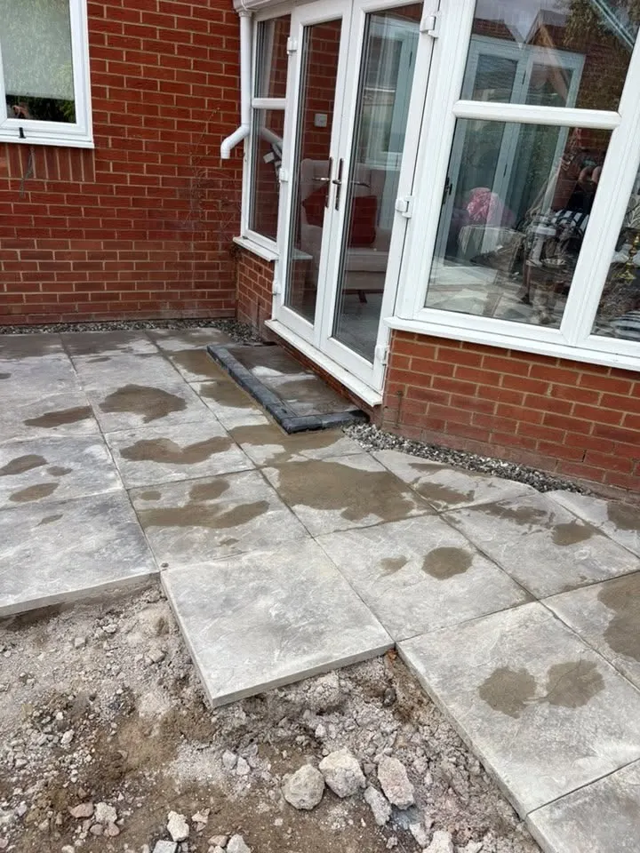Back garden transformation, Tewkesbury